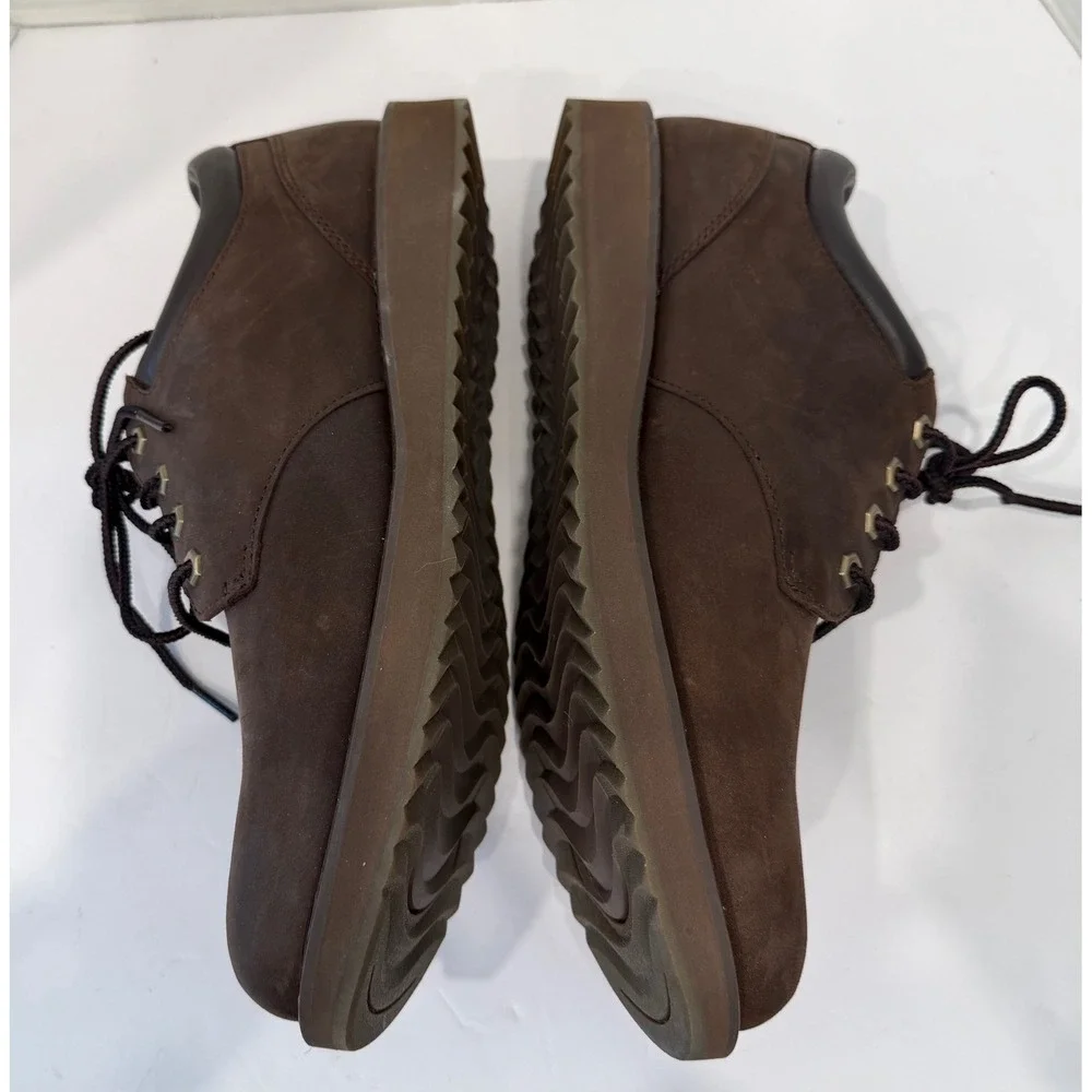 L.L. Bean NWOT Men's Brown Leather Lace Up Rugged Casual Oxford Shoes 12M